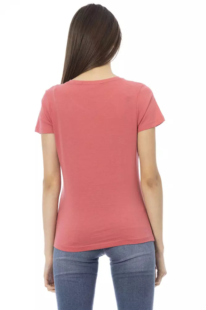 T-shirt femme Trussardi Action en coton multicolore