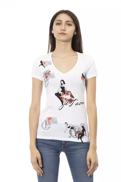 Camiseta blanca Trussardi Actions: viste tu look