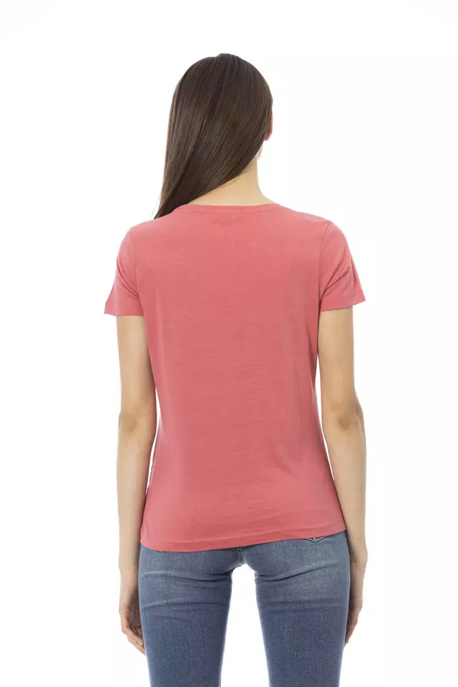 Trussardi Action Fuchsia Cotton Tops &amp; T-Shirt