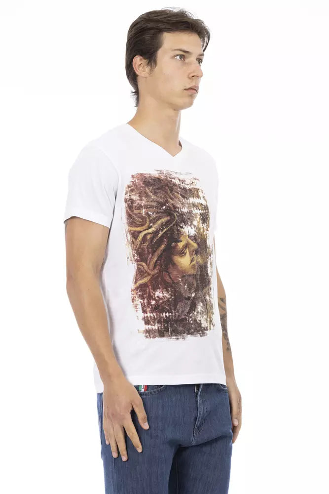 Trussardi Action White Cotton Men&