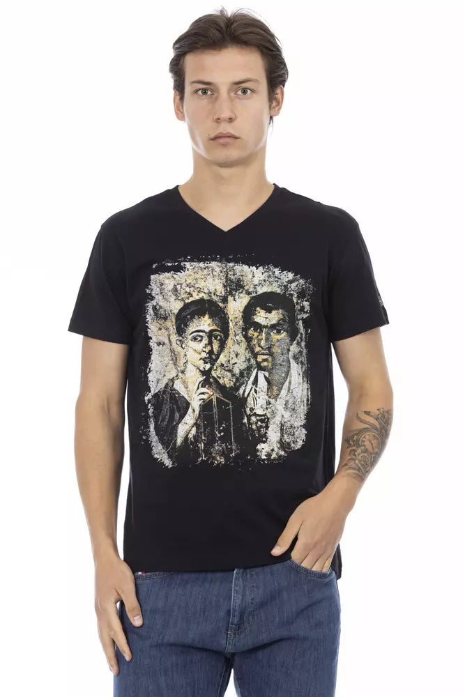Trussardi Action Black Cotton Men&