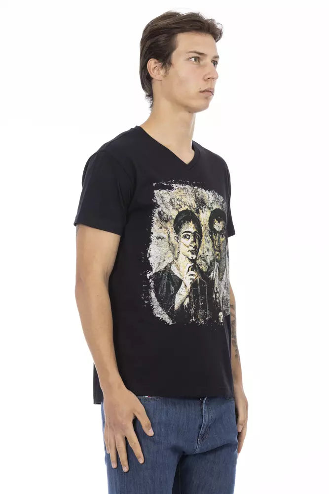 Trussardi Action Black Cotton Men&