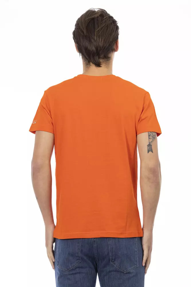 Trussardi Action Orange Cotton Men&