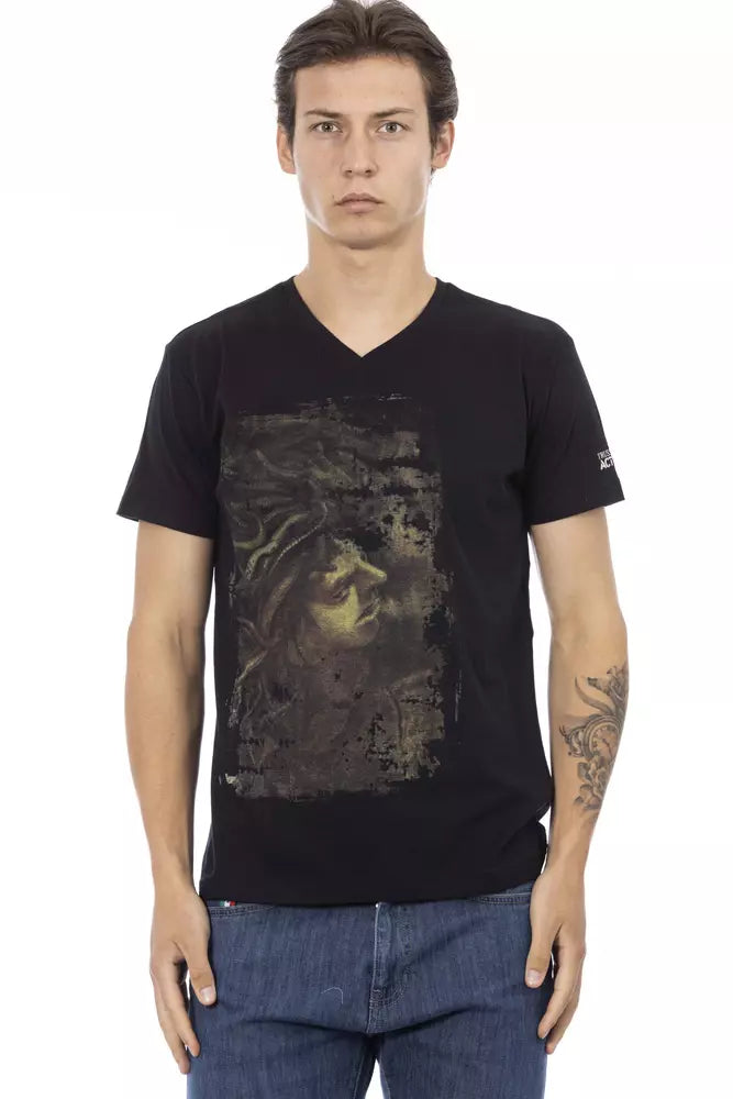 Trussardi Action Black Cotton Men&