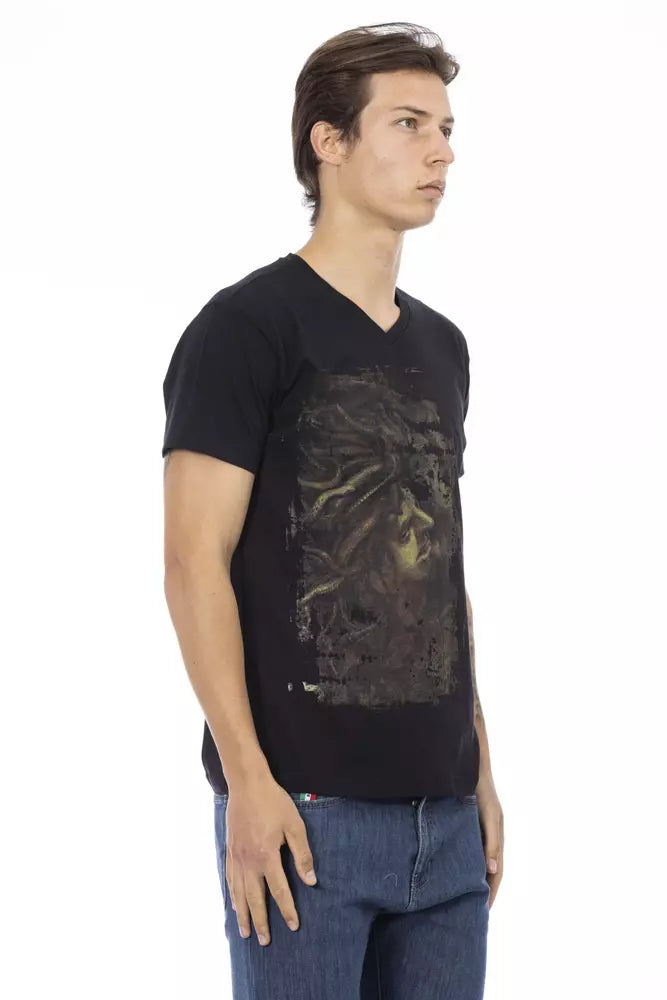 Trussardi Action Black Cotton Men&