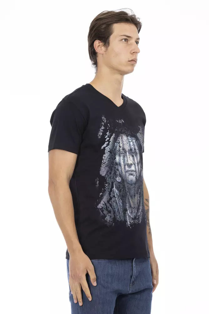 Trussardi Action Black Cotton Men&