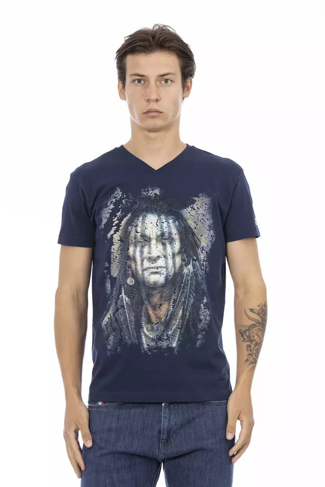Trussardi Action Blue Cotton Men&