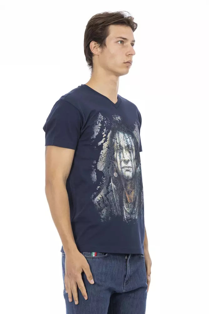 Trussardi Action Blue Cotton Men&