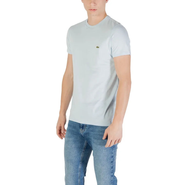 Lacoste Blue Cotton T-Shirt