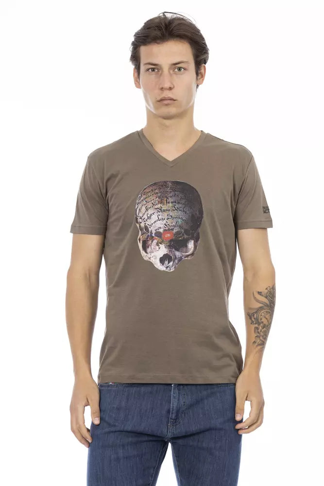 Trussardi Action Brown Cotton Men&