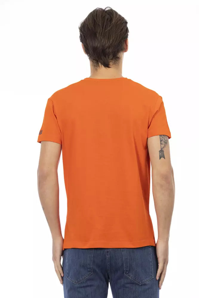Trussardi Action Orange Cotton Men&