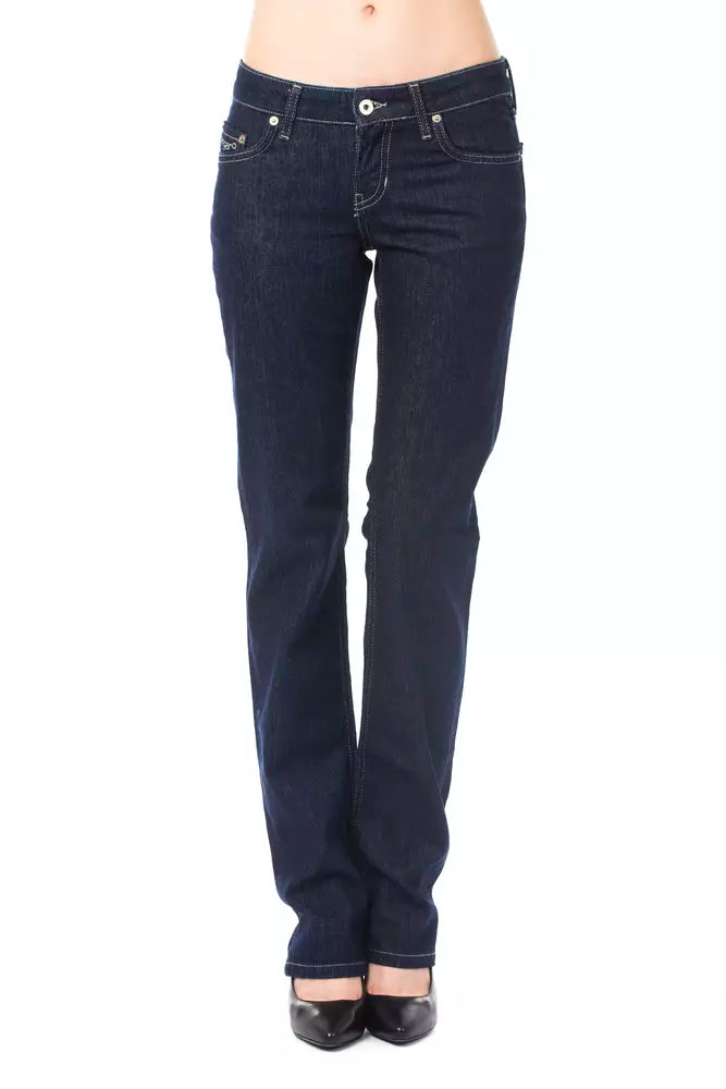 Jean Ungaro Fever en coton bleu pour femme