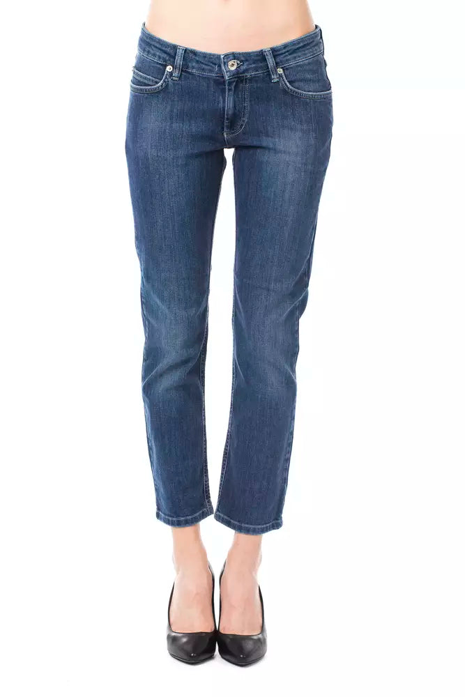 Vaqueros capri azul claro Ungaro Fever Sizzle