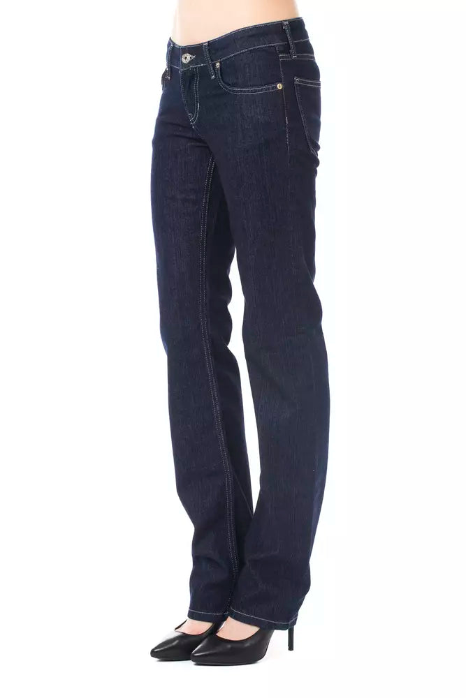 Jean Ungaro Fever en coton bleu pour femme