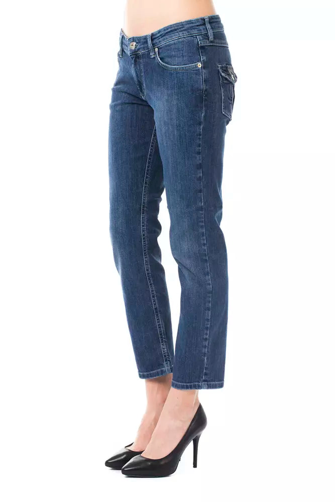 Vaqueros capri azul claro Ungaro Fever Sizzle