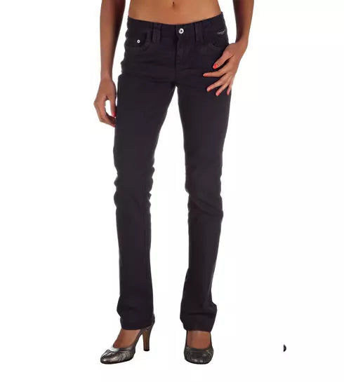 Pantalon femme en coton bleu Ungaro Fever