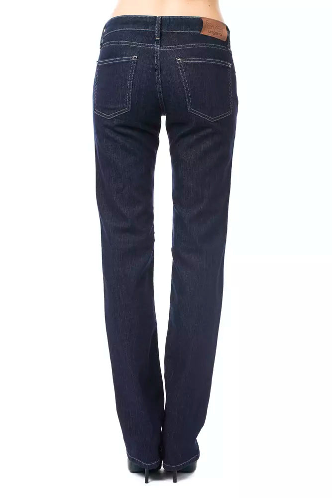 Jean Ungaro Fever en coton bleu pour femme