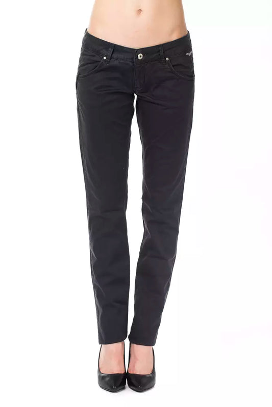 Pantalon femme en coton bleu Ungaro Fever