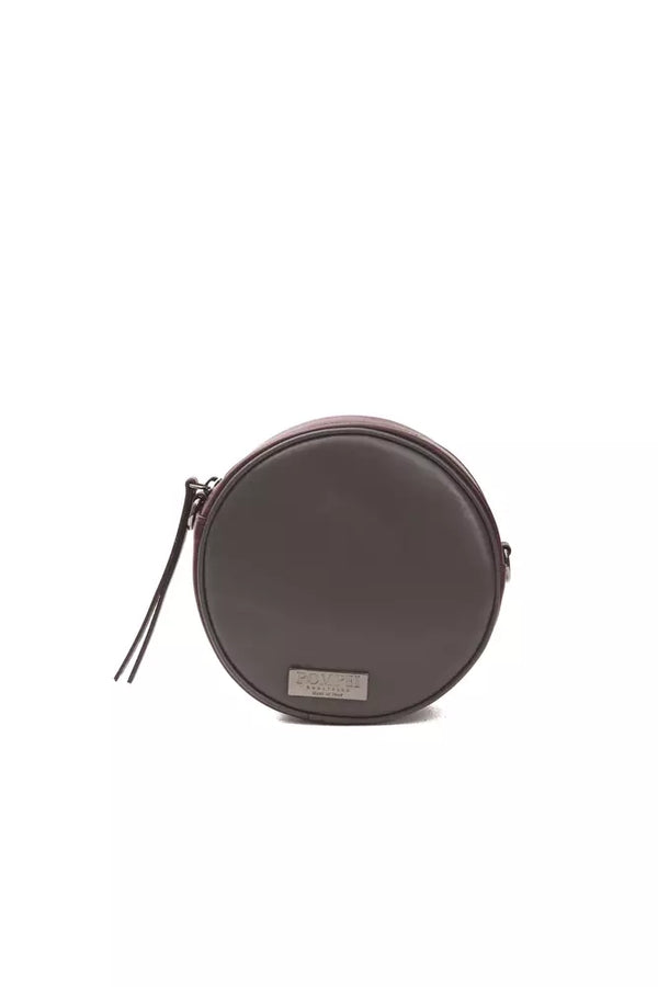 Pompei Donatella - Burgundy Leather Crossbody Bag