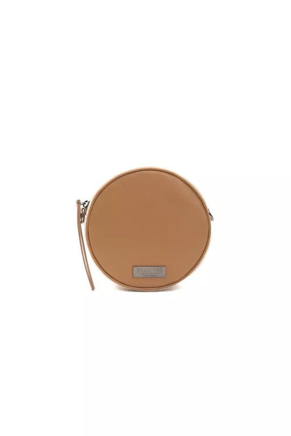 Pompei Donatella - Brown Leather Women Crossbody Bag