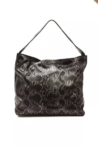 Sac à bandoulière Pompei Donatella en cuir gris pour femme
