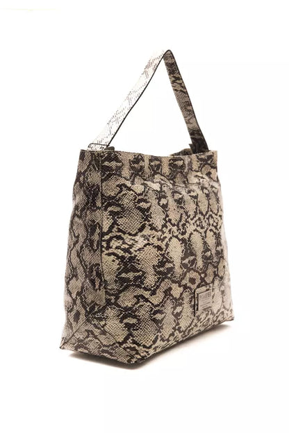 Sac à bandoulière Pompei Donatella en cuir gris pour femme