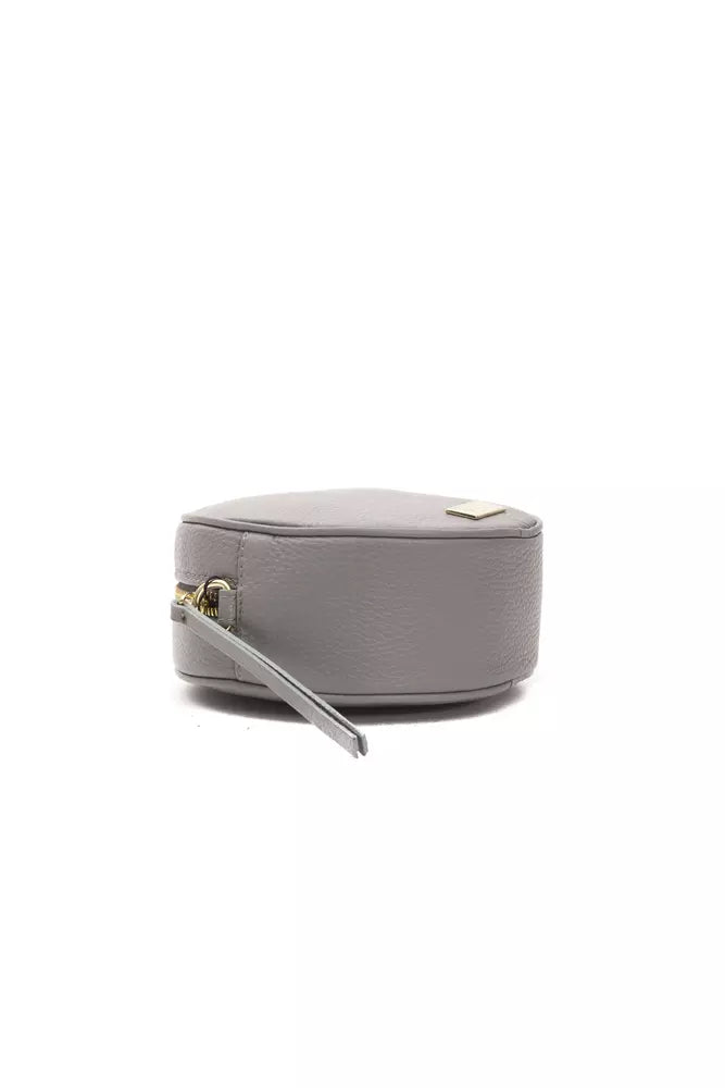 Sac bandoulière Pompei Donatella en cuir gris pour femme