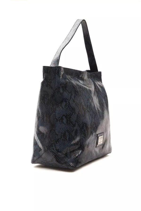 Pompei Donatella - Blue Leather Women Shoulder Bag