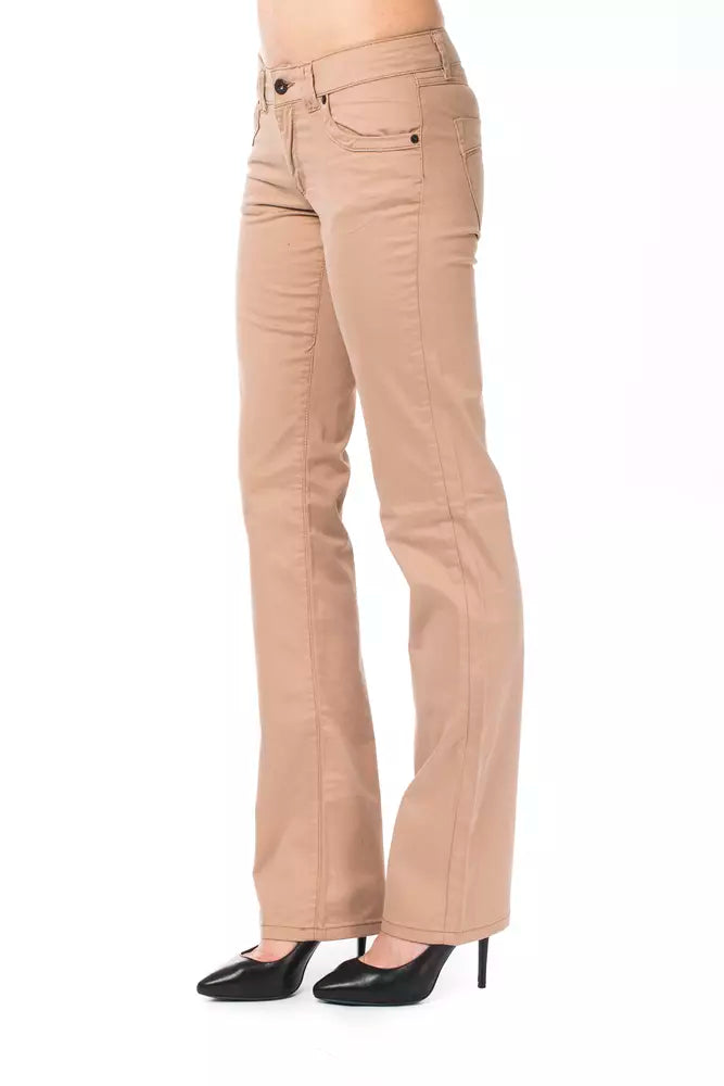 Jean Ungaro Fever en coton beige pour femme