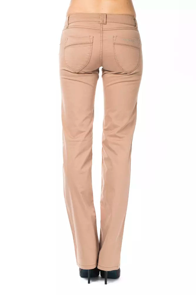 Jean Ungaro Fever en coton beige pour femme