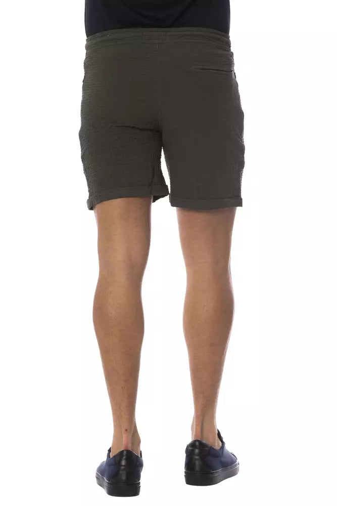 Short homme en coton Verri Army