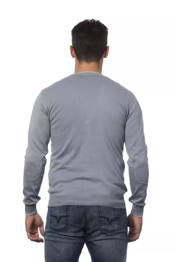Cardigan Verri en coton gris pour homme