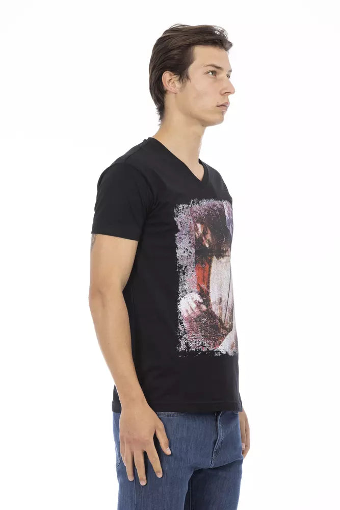 Trussardi Action Black Cotton Men&