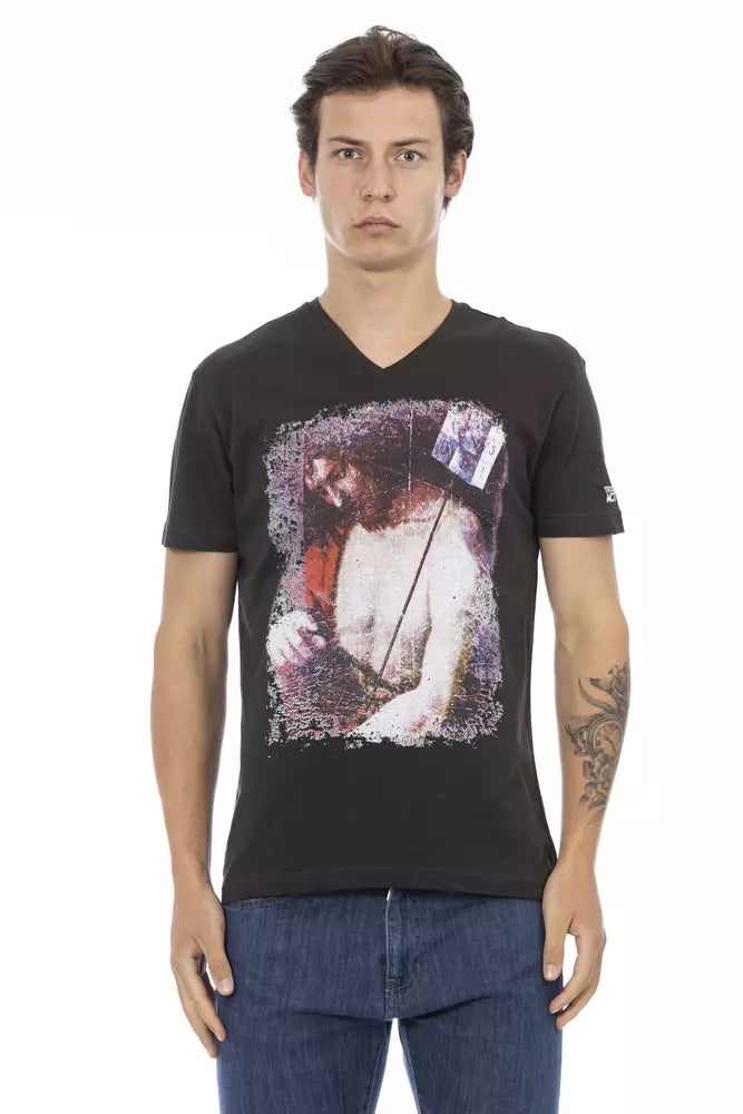 Trussardi Action Black Cotton Men&