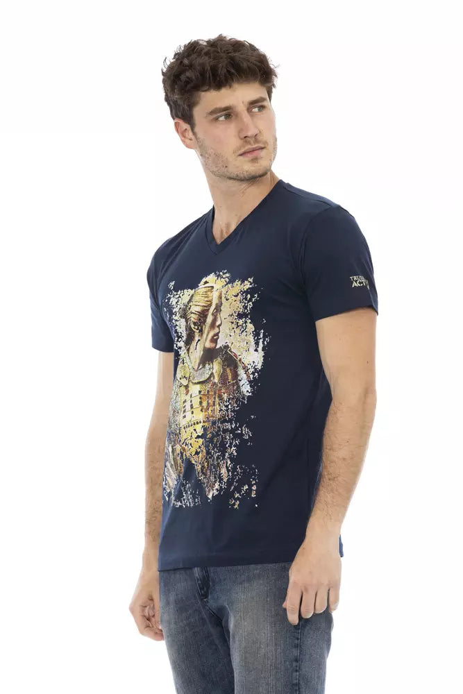 Trussardi Action Blue Cotton Men&