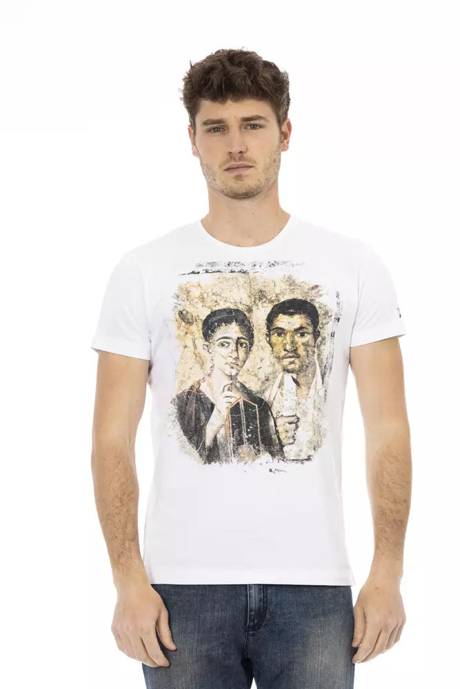 Trussardi Action White Cotton Men&