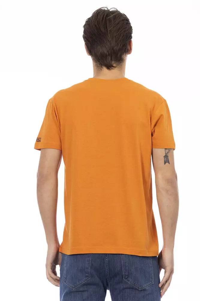 Trussardi Action Orange Cotton Men&