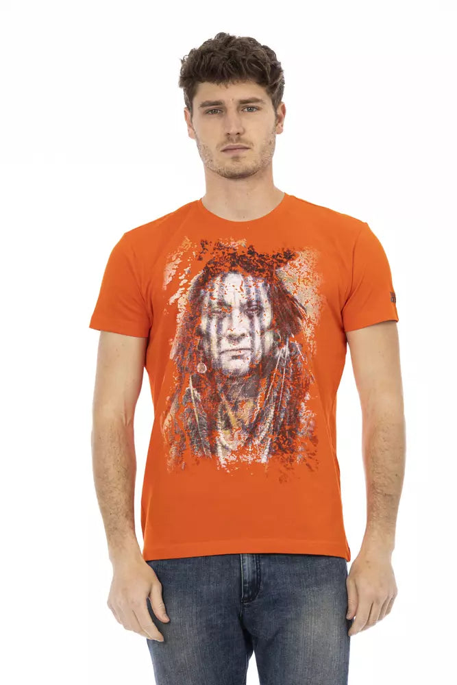 Trussardi Action Orange Cotton Men&