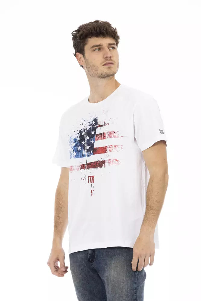 Trussardi Action White Cotton Men&