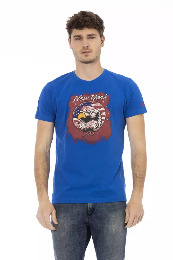 Trussardi Action Blue Cotton Men&