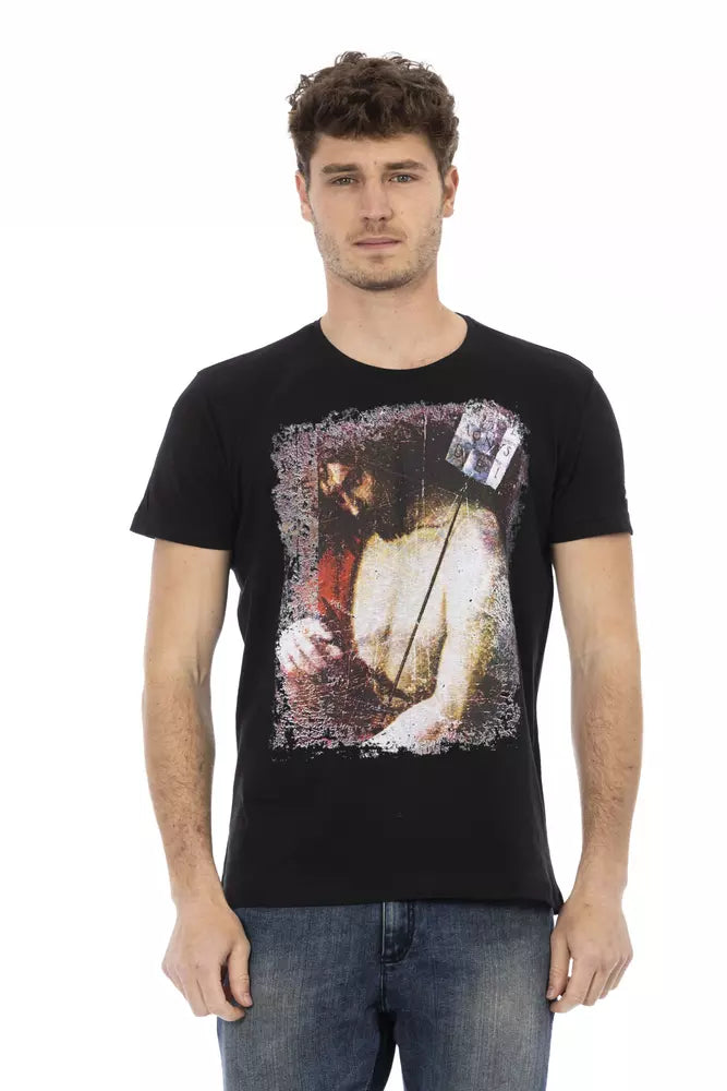 Trussardi Action Black Cotton Men&