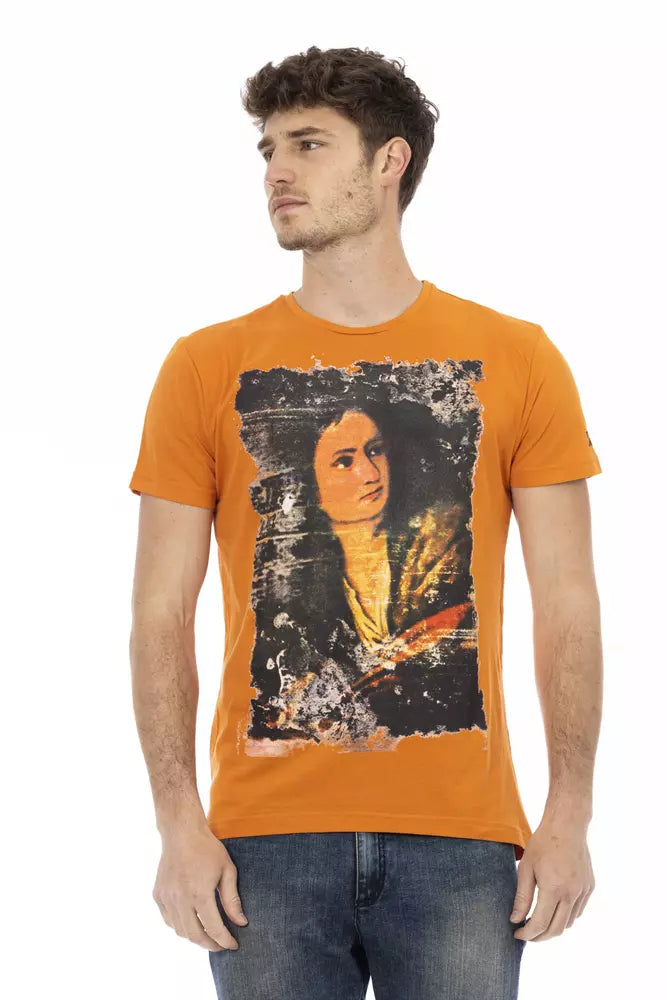 Trussardi Action Orange Cotton Men&