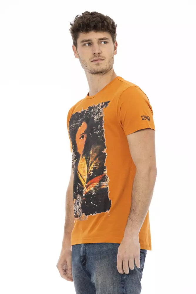 Trussardi Action Orange Cotton Men&
