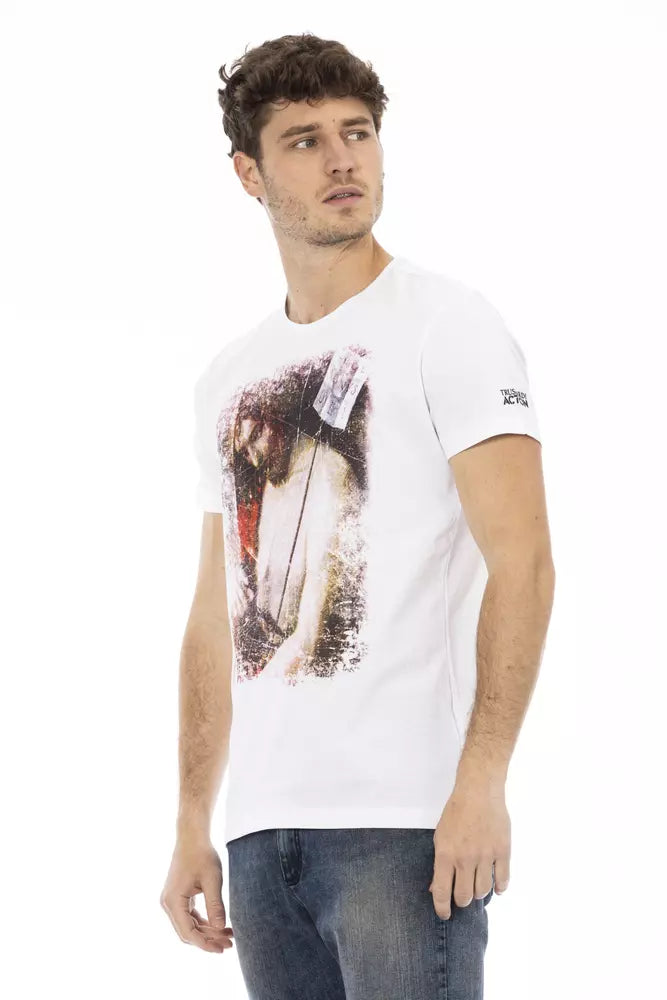 Trussardi Action White Cotton Men&