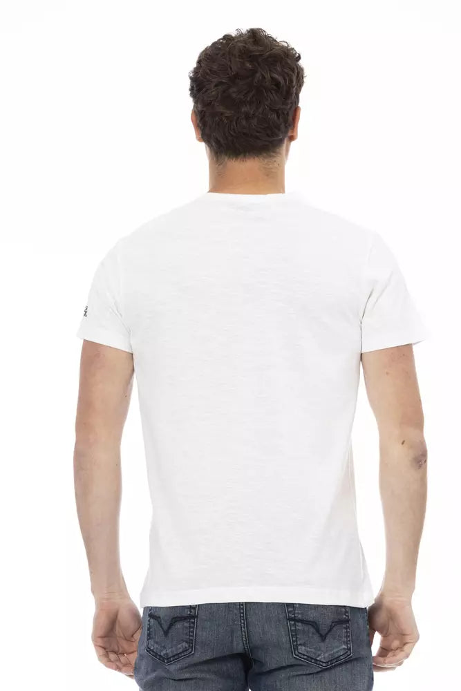 Trussardi Action White Cotton Men&