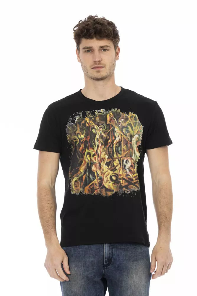 Trussardi Action Black Cotton Men&