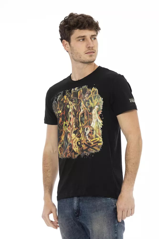 Trussardi Action Black Cotton Men&
