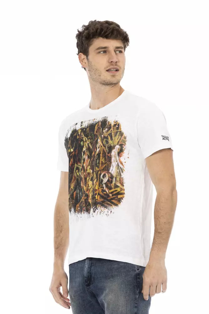 Trussardi Action White Cotton Men&