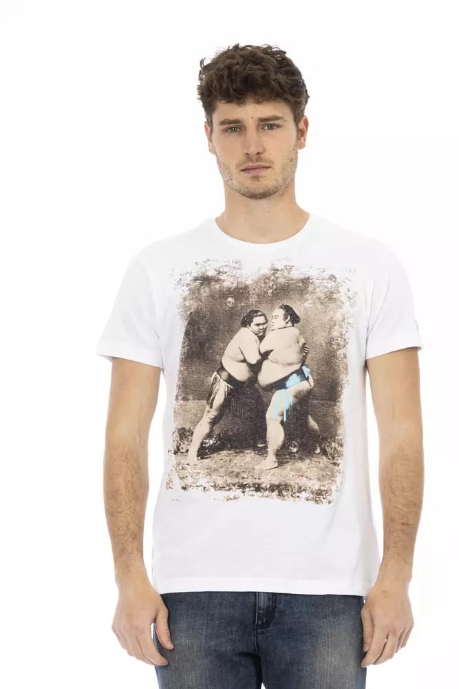 Trussardi Action White Cotton Men&