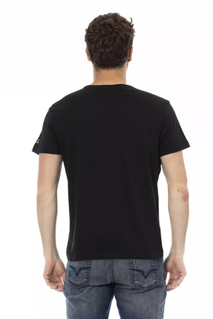 Trussardi Action Black Cotton Men's T-Shirt